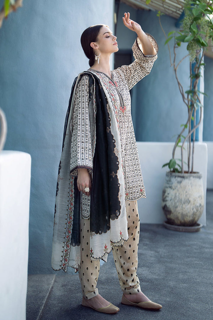 Baroque | Lawn Collection 24 | UF-555 - Hoorain Designer Wear - Pakistani Ladies Branded Stitched Clothes in United Kingdom, United states, CA and Australia