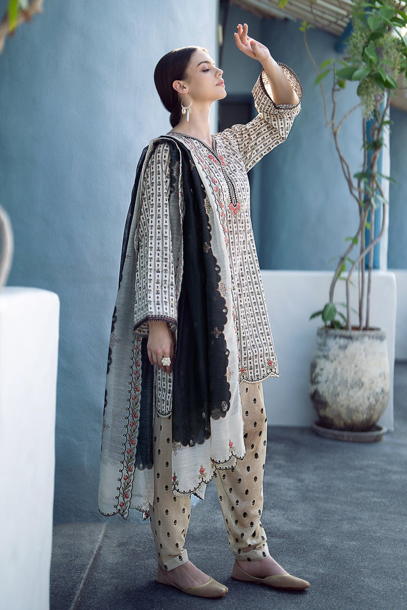 Baroque | Lawn Collection 24 | UF-555 - Pakistani Clothes for women, in United Kingdom and United States