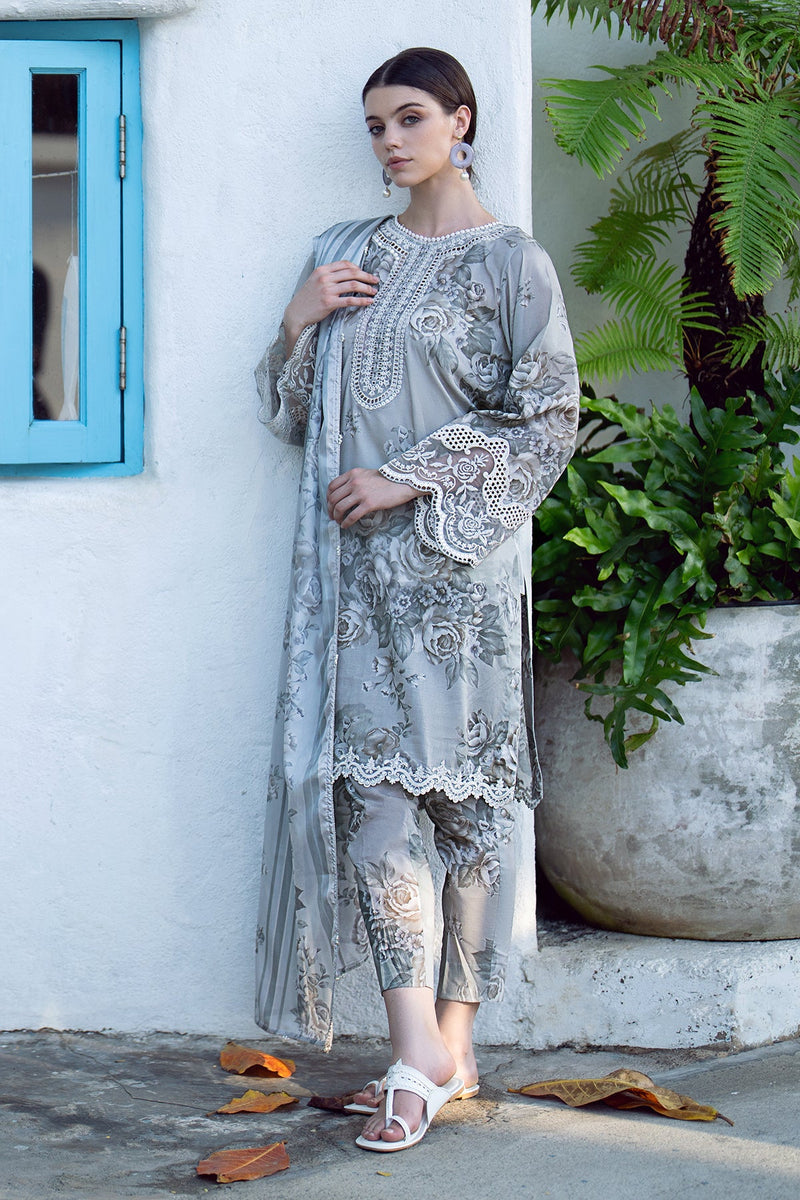 Baroque | Lawn Collection 24 | UF-557 - Pakistani Clothes for women, in United Kingdom and United States