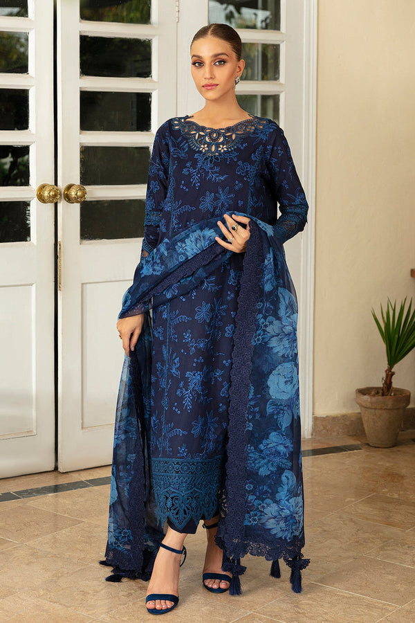 Baroque | Lawn Collection 24 | UF-380 - Hoorain Designer Wear - Pakistani Ladies Branded Stitched Clothes in United Kingdom, United states, CA and Australia