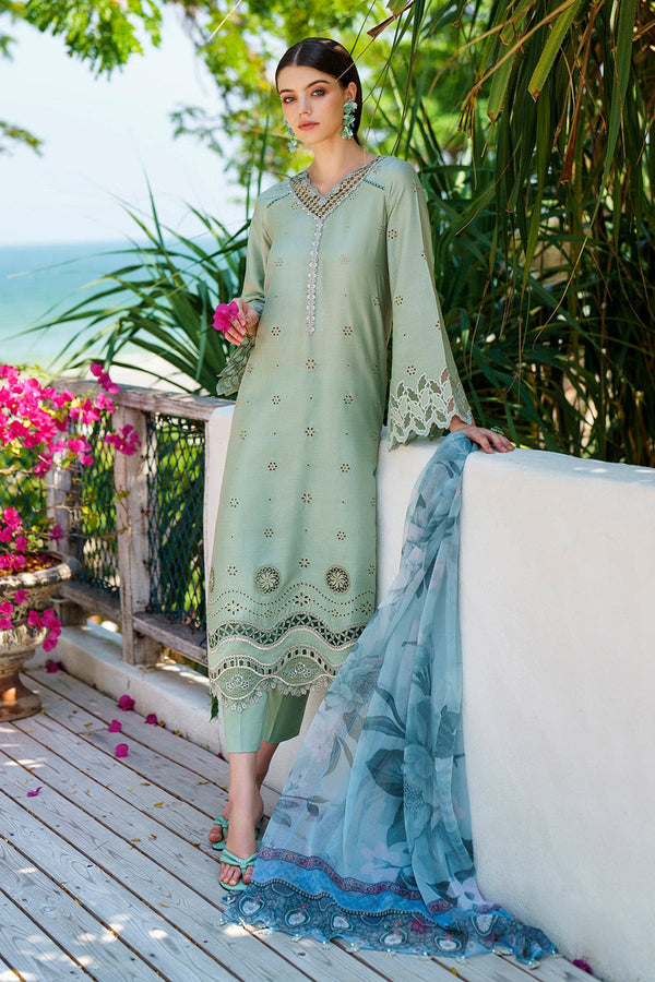 Baroque | Lawn Collection 24 | UF-565 - Hoorain Designer Wear - Pakistani Ladies Branded Stitched Clothes in United Kingdom, United states, CA and Australia