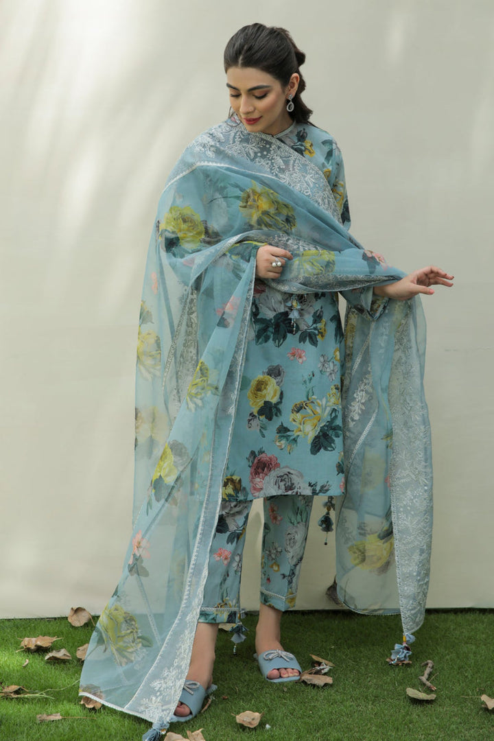 Baroque | Lawn Collection 24 | UF-211 - Pakistani Clothes for women, in United Kingdom and United States