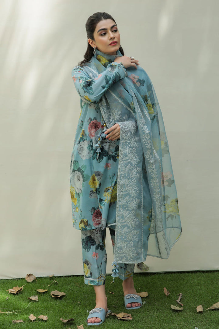 Baroque | Lawn Collection 24 | UF-211 - Pakistani Clothes for women, in United Kingdom and United States