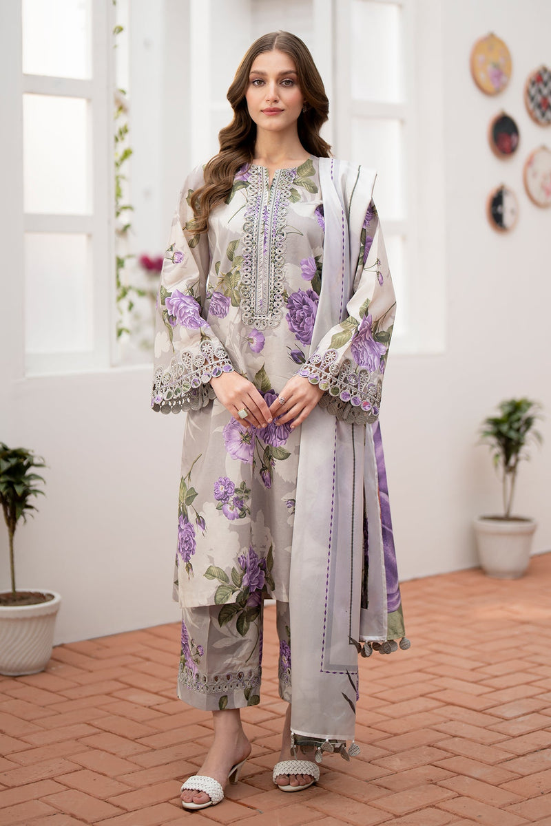 Baroque | Lawn Collection 24 | UF-531 - Pakistani Clothes for women, in United Kingdom and United States