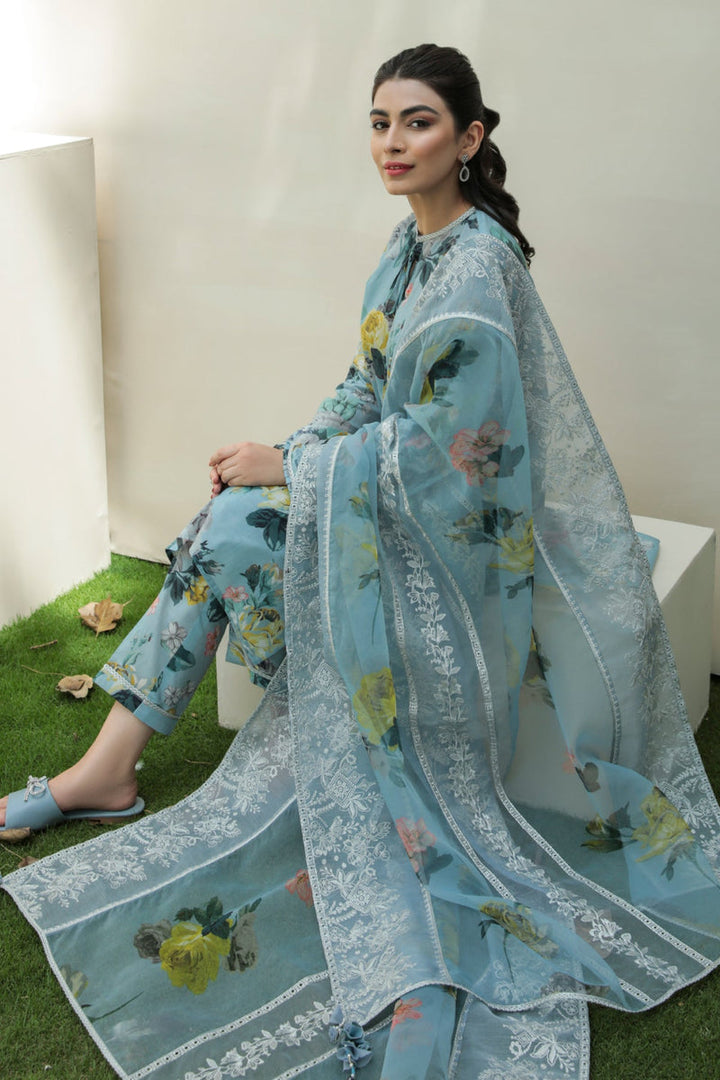 Baroque | Lawn Collection 24 | UF-211 - Pakistani Clothes for women, in United Kingdom and United States