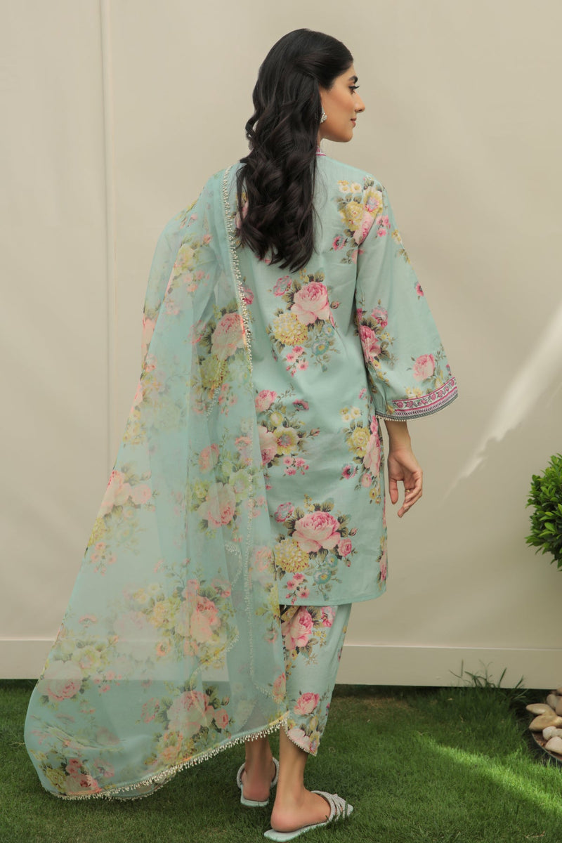 Baroque | Lawn Collection 24 | UF-215 - Pakistani Clothes for women, in United Kingdom and United States