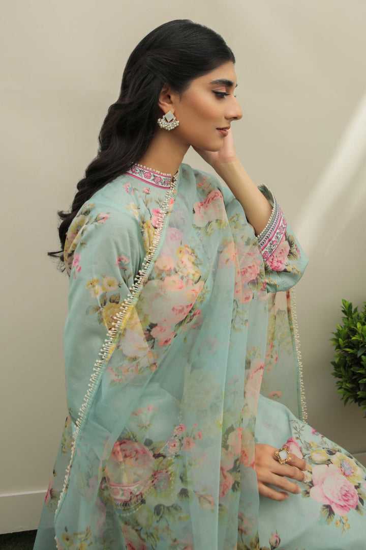 Baroque | Lawn Collection 24 | UF-215 - Pakistani Clothes for women, in United Kingdom and United States