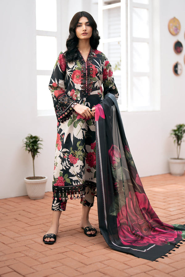 Baroque | Lawn Collection 24 | UF-532 - Hoorain Designer Wear - Pakistani Ladies Branded Stitched Clothes in United Kingdom, United states, CA and Australia