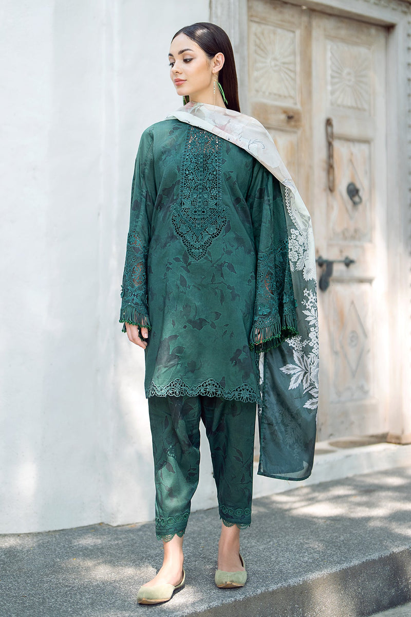 Baroque | Lawn Collection 24 | UF-546 - Pakistani Clothes for women, in United Kingdom and United States