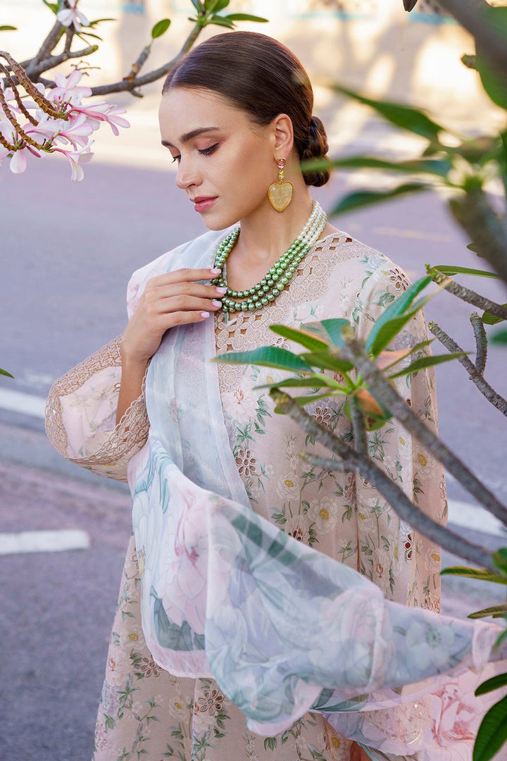 Baroque | Lawn Collection 24 | UF-591 - Hoorain Designer Wear - Pakistani Ladies Branded Stitched Clothes in United Kingdom, United states, CA and Australia
