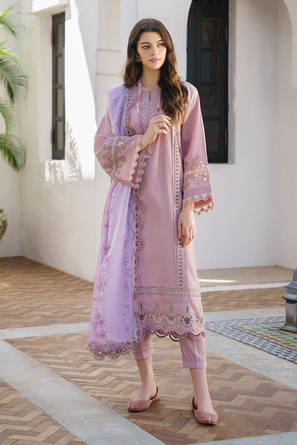 Baroque | Lawn Collection 24 | UF-581 - Hoorain Designer Wear - Pakistani Ladies Branded Stitched Clothes in United Kingdom, United states, CA and Australia