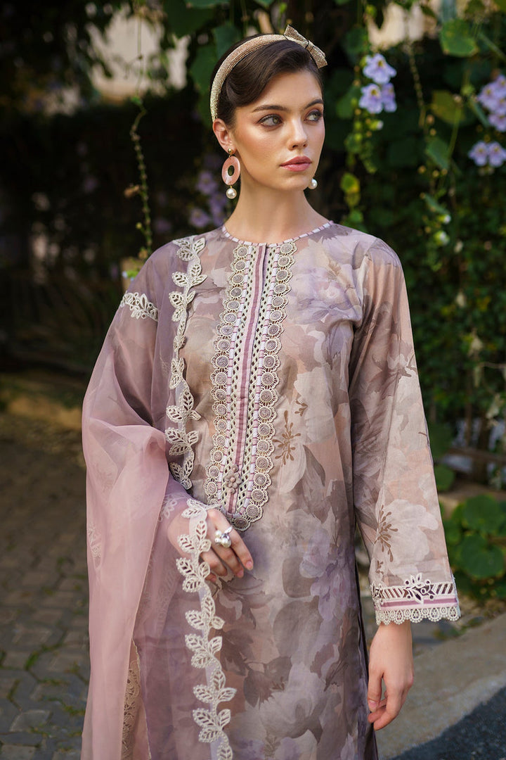 Baroque | Lawn Collection 24 | UF-586 - Hoorain Designer Wear - Pakistani Designer Clothes for women, in United Kingdom, United states, CA and Australia