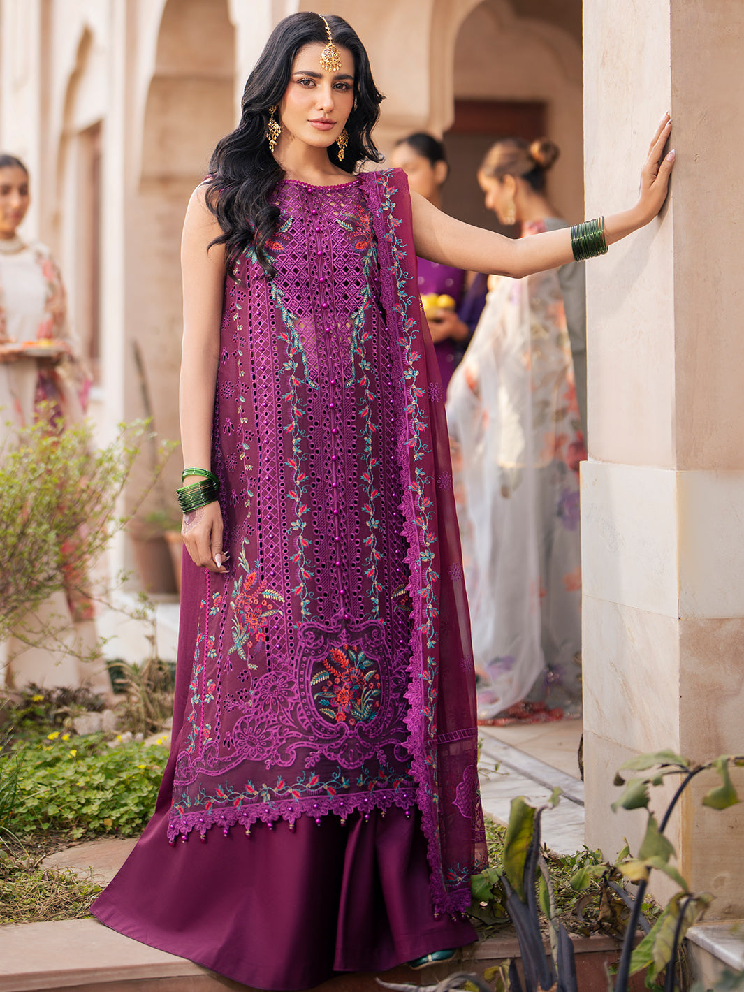 Binilyas | Dilbaro Embroidered Festive Lawn 24 | 405-B - Pakistani Clothes for women, in United Kingdom and United States