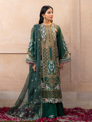 Binilyas | Dilbaro Embroidered Festive Lawn 24 | 407-A - Pakistani Clothes for women, in United Kingdom and United States