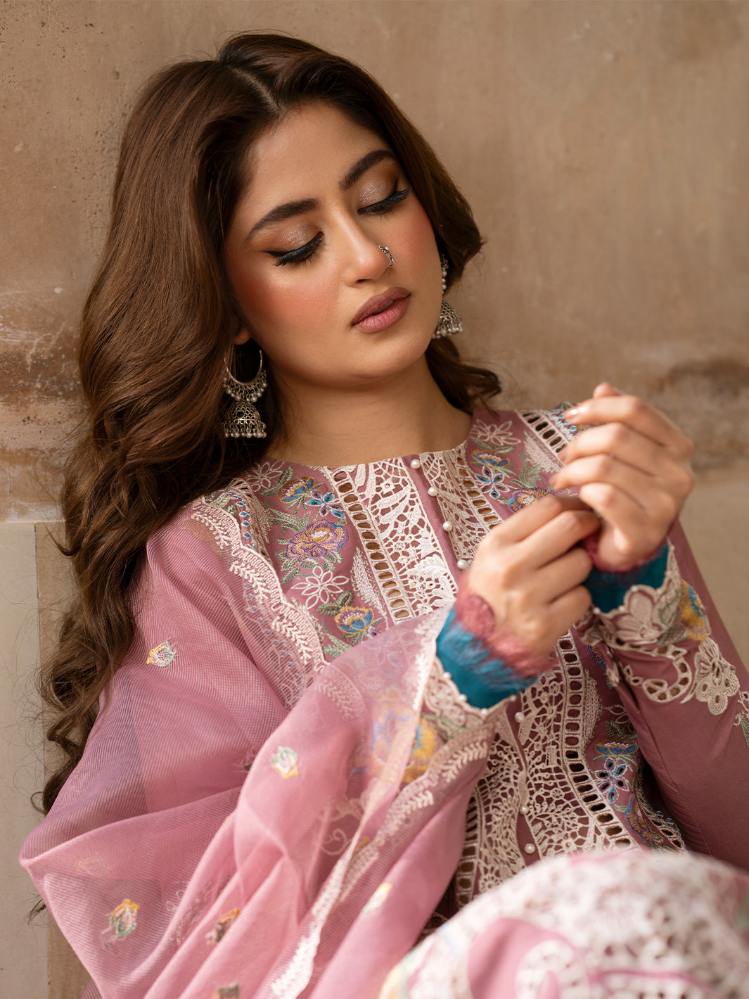 Binilyas | Dilbaro Embroidered Festive Lawn 24 | 407-B - Pakistani Clothes for women, in United Kingdom and United States