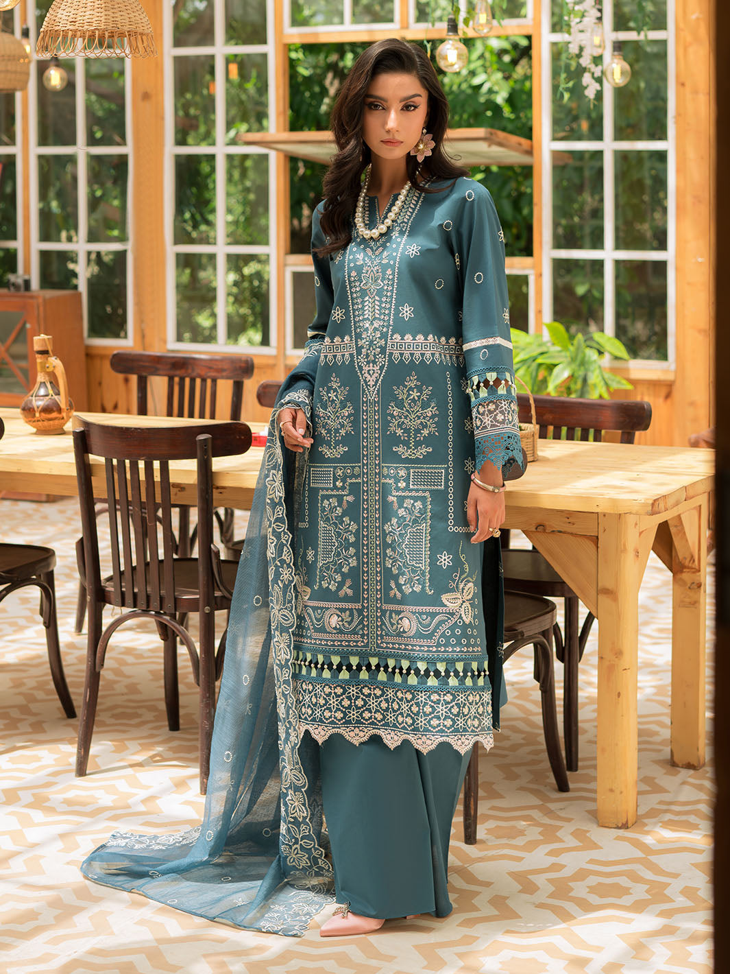 Mahnur | Bella Lawn 24 | BL - 01 - Pakistani Clothes for women, in United Kingdom and United States