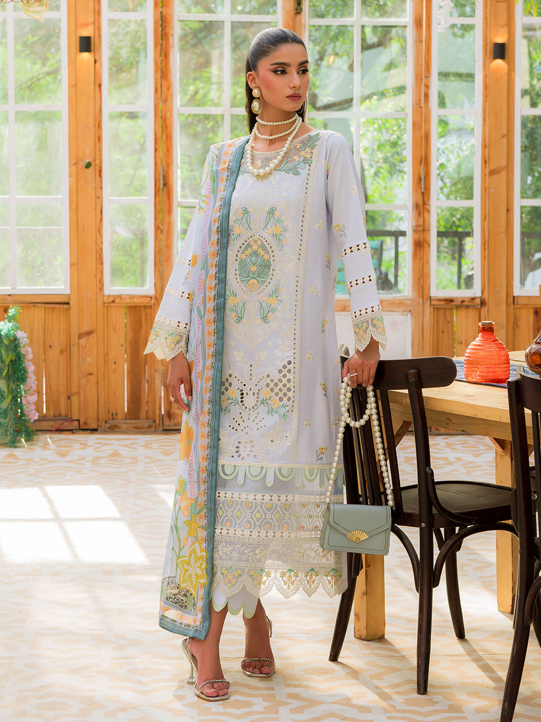 Mahnur | Bella Lawn 24 | BL - 03 - Pakistani Clothes for women, in United Kingdom and United States