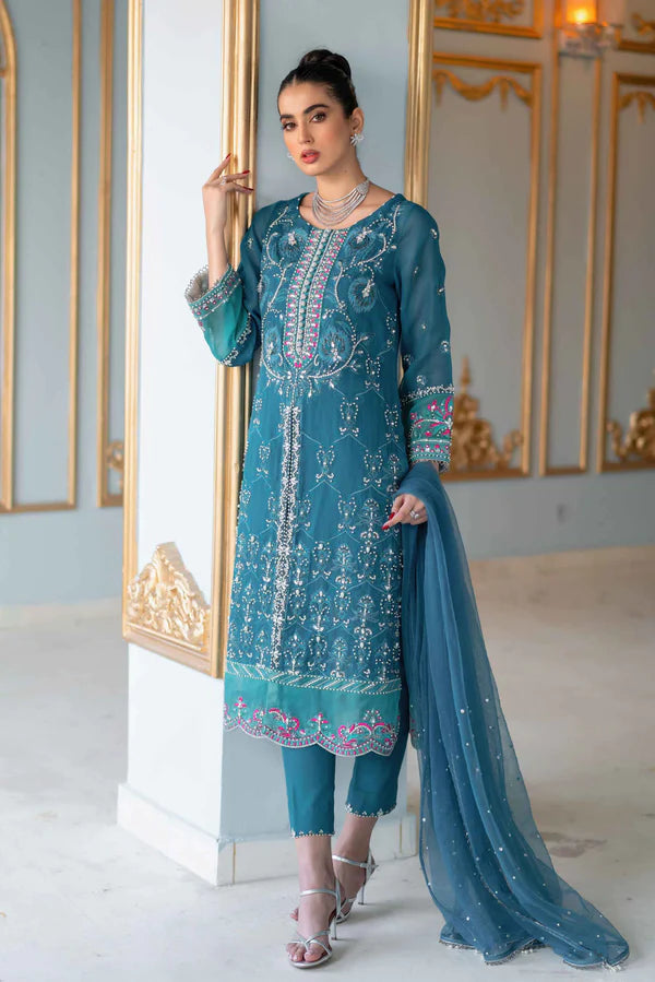 Jeem | Luxury Pret | BLUSH - Hoorain Designer Wear - Pakistani Ladies Branded Stitched Clothes in United Kingdom, United states, CA and Australia