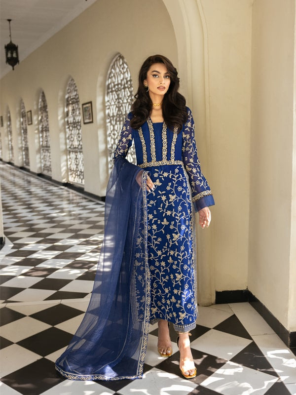 Caia | Mahiri Luxury Edit’24 | AZURE - Hoorain Designer Wear - Pakistani Ladies Branded Stitched Clothes in United Kingdom, United states, CA and Australia