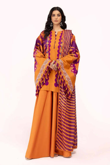 Gul Ahmed | Winter Collection 24 | Cotton Net Dupatta CD-42008