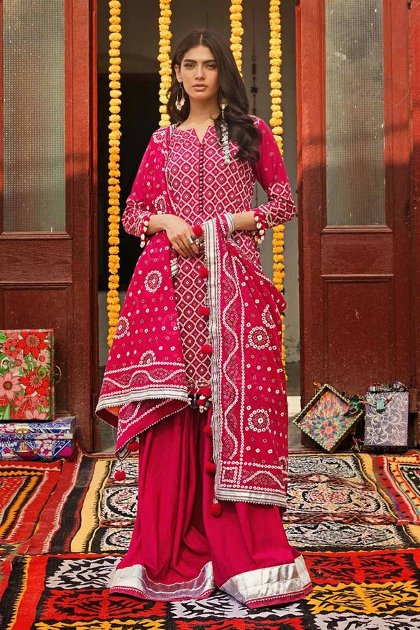 Gul Ahmed | Chunri Collection | CL-42008 B - Hoorain Designer Wear - Pakistani Ladies Branded Stitched Clothes in United Kingdom, United states, CA and Australia