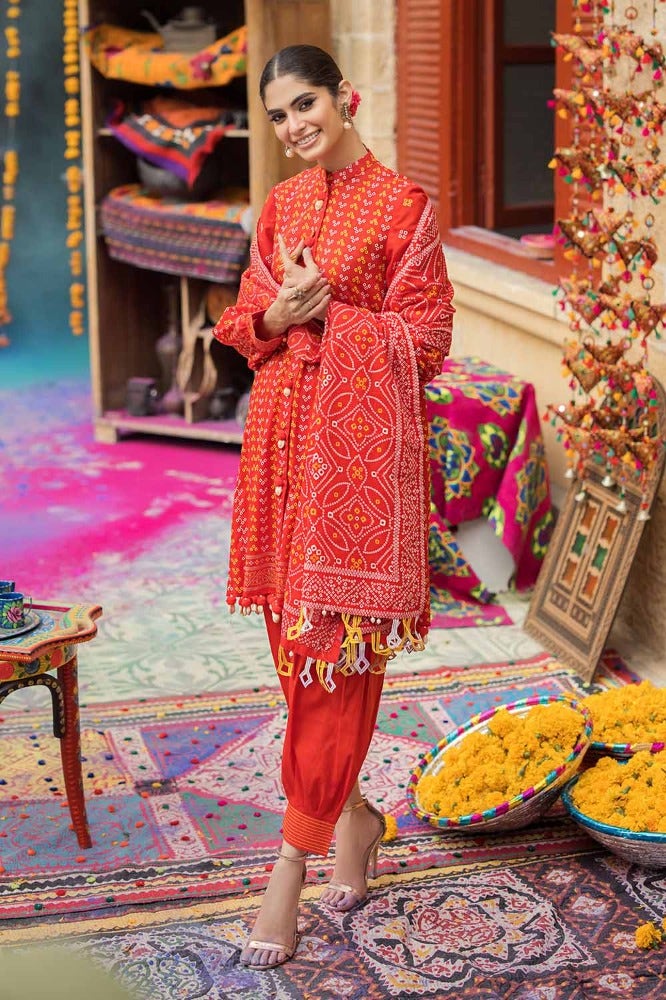 Gul Ahmed | Chunri Collection | CL-42017 - Hoorain Designer Wear - Pakistani Designer Clothes for women, in United Kingdom, United states, CA and Australia