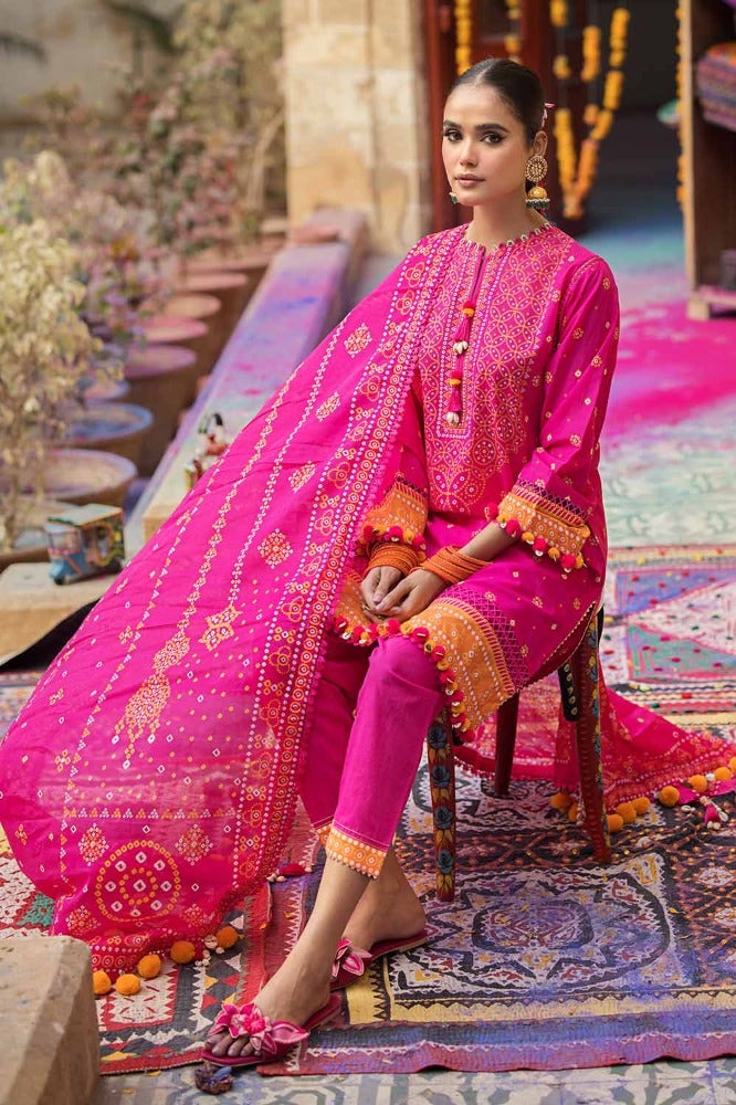 Gul Ahmed | Chunri Collection | CL-42037 - Hoorain Designer Wear - Pakistani Ladies Branded Stitched Clothes in United Kingdom, United states, CA and Australia