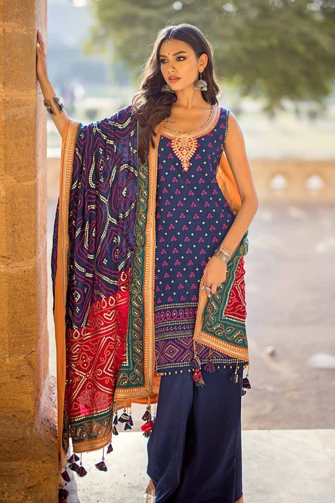 Gul Ahmed | Chunri Collection | LE-42034 - Pakistani Clothes for women, in United Kingdom and United States