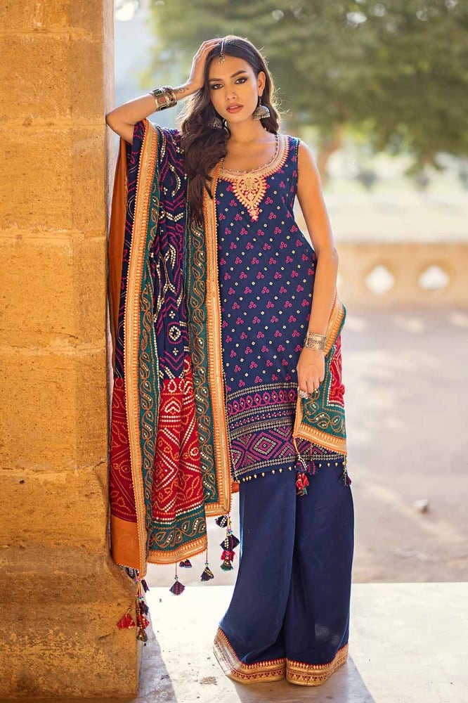 Gul Ahmed | Chunri Collection | LE-42034 - Pakistani Clothes for women, in United Kingdom and United States