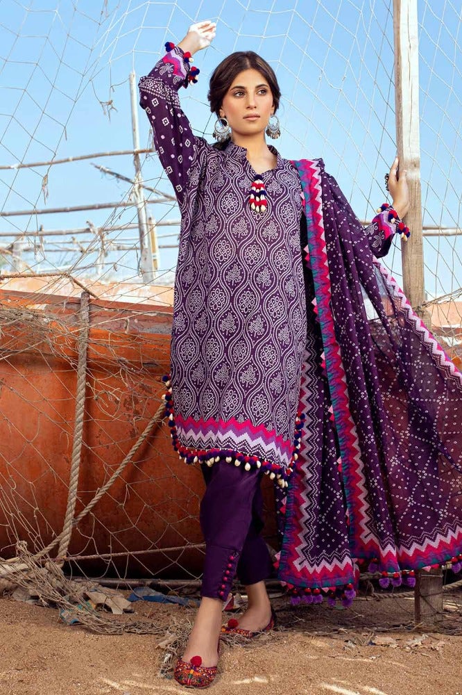 Gul Ahmed | Chunri Collection | CL-42033 - Hoorain Designer Wear - Pakistani Ladies Branded Stitched Clothes in United Kingdom, United states, CA and Australia