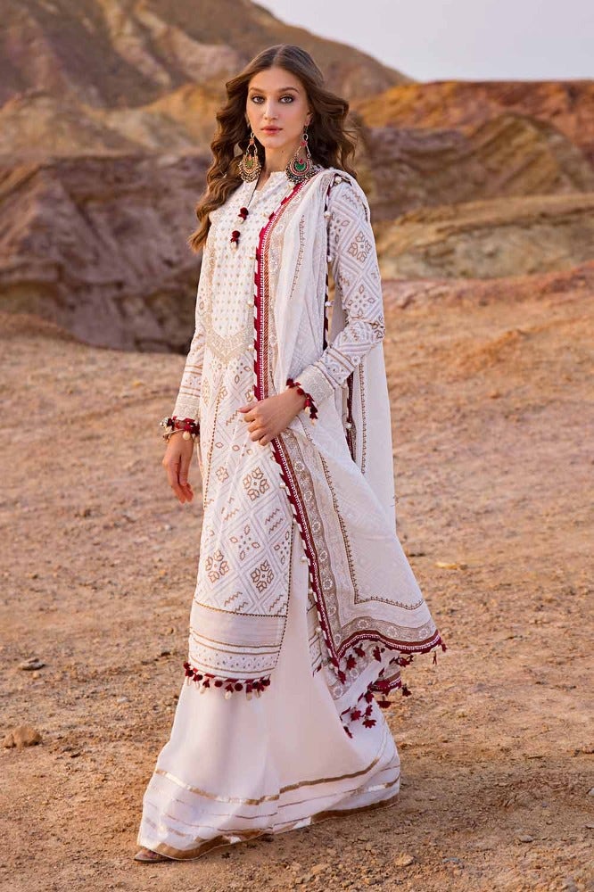 Gul Ahmed | Chunri Collection | CL-42074 - Hoorain Designer Wear - Pakistani Ladies Branded Stitched Clothes in United Kingdom, United states, CA and Australia