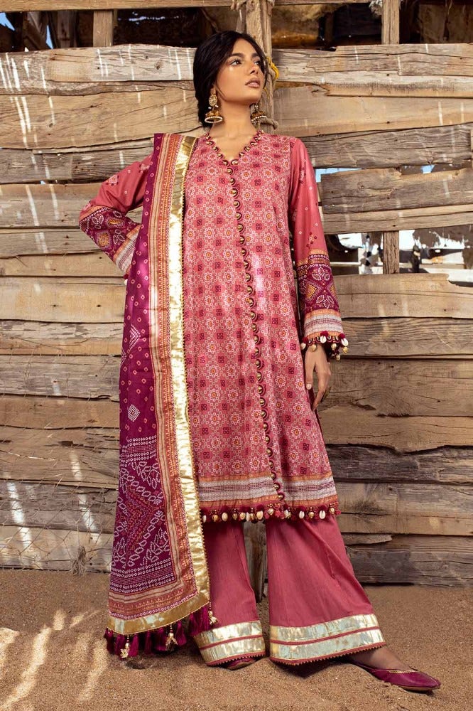 Gul Ahmed | Chunri Collection | CL-42032 A - Pakistani Clothes for women, in United Kingdom and United States