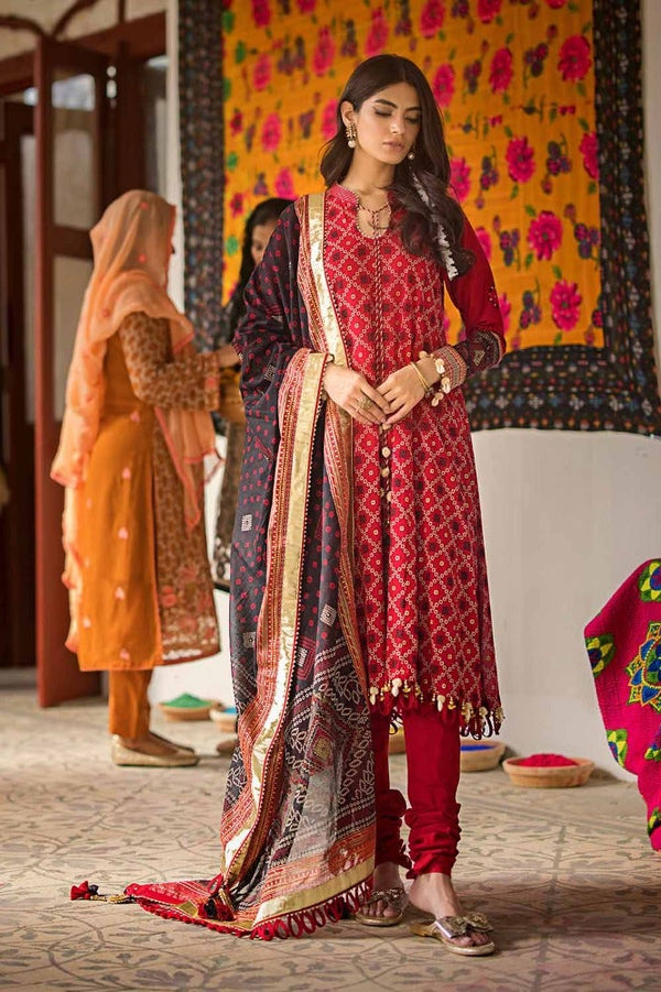 Gul Ahmed | Chunri Collection | CL-42032 B - Hoorain Designer Wear - Pakistani Ladies Branded Stitched Clothes in United Kingdom, United states, CA and Australia