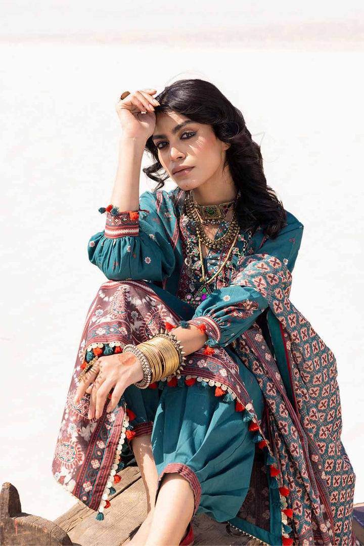 Gul Ahmed | Ajrak Kahani | CL-42115 - Pakistani Clothes for women, in United Kingdom and United States