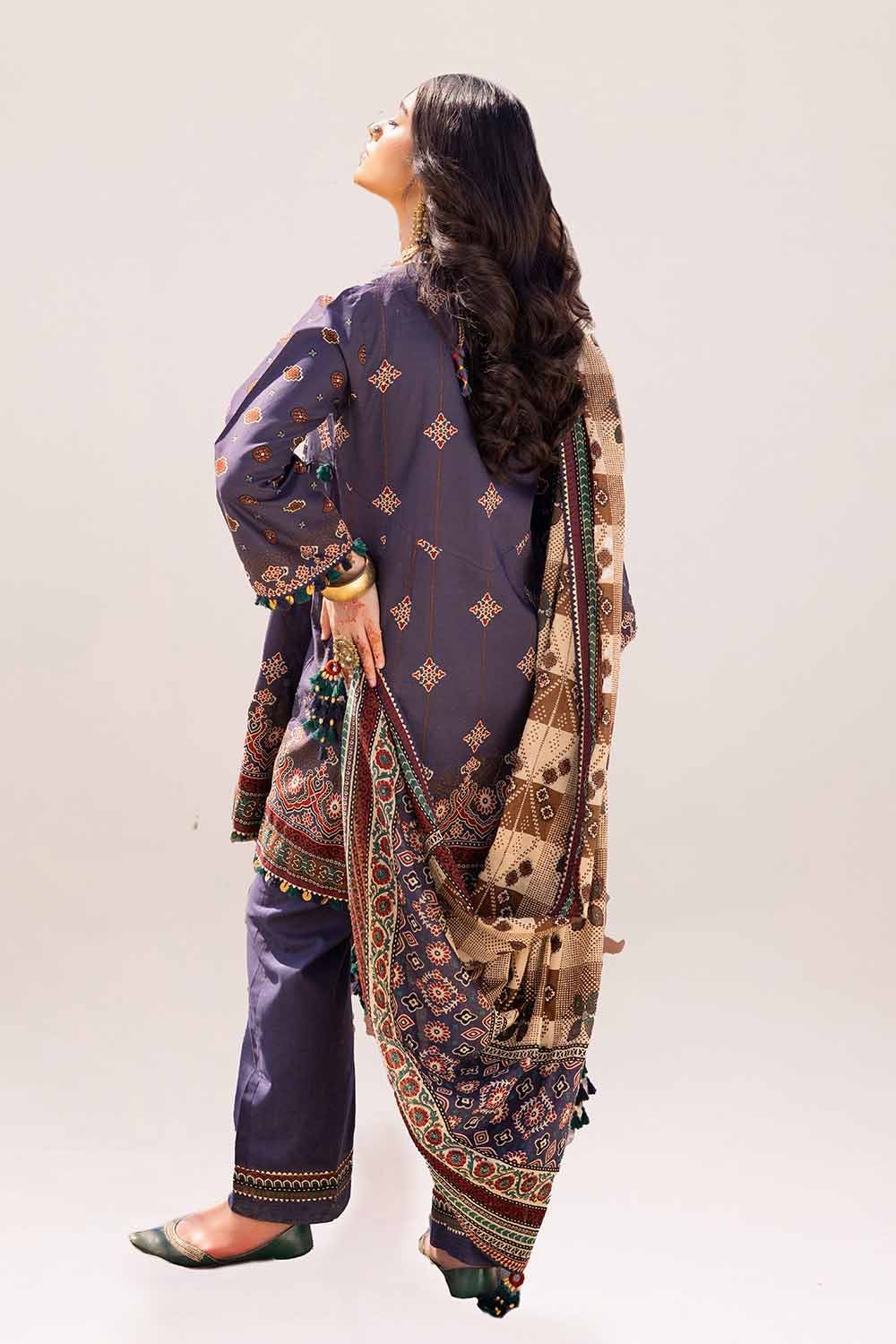 Gul Ahmed | Ajrak Kahani | CL-42118 - Pakistani Clothes for women, in United Kingdom and United States