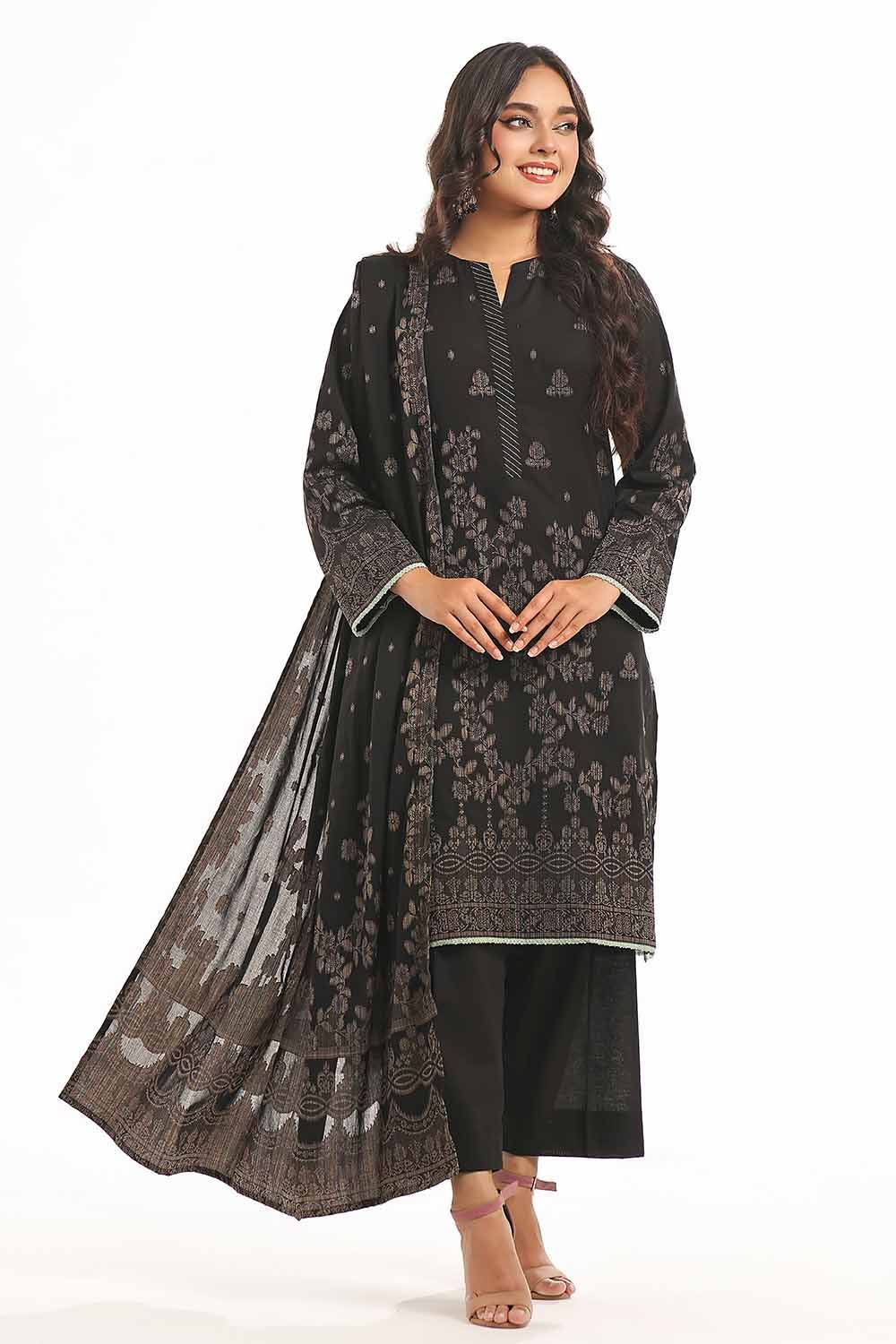 Gul Ahmed | Special Jacquard Collection | CLF-42021 B - Pakistani Clothes for women, in United Kingdom and United States