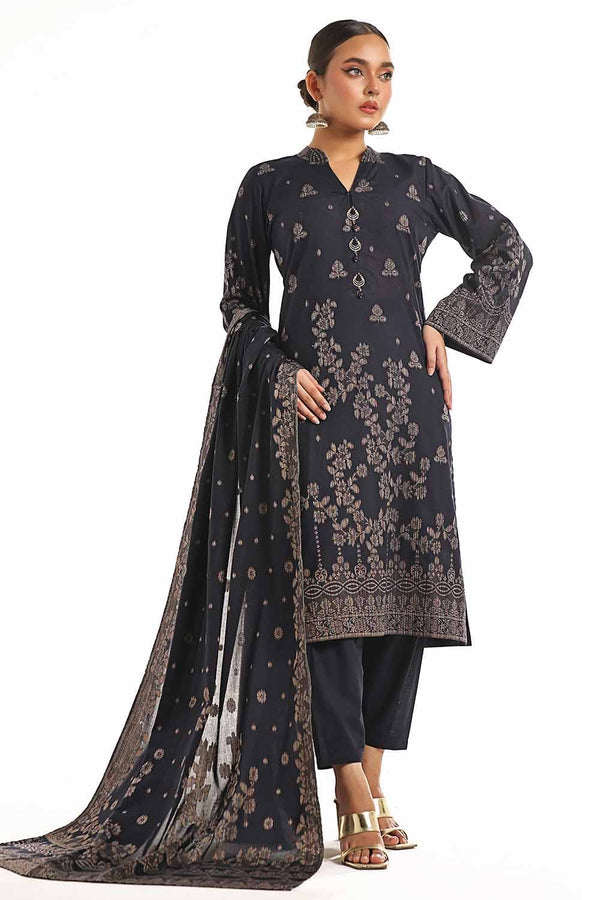 Gul Ahmed | Special Jacquard Collection | CLF-42021 C - Hoorain Designer Wear - Pakistani Designer Clothes for women, in United Kingdom, United states, CA and Australia