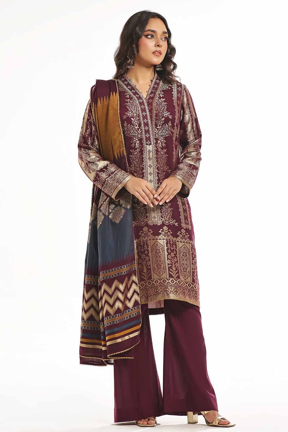 Gul Ahmed | Special Jacquard Collection | CLF-42022 A - Pakistani Clothes for women, in United Kingdom and United States