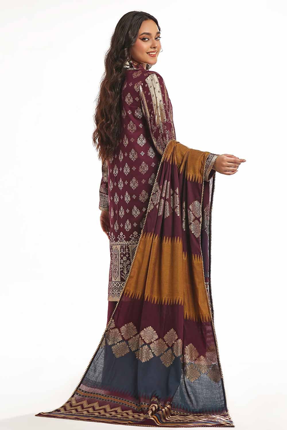 Gul Ahmed | Special Jacquard Collection | CLF-42022 A - Pakistani Clothes for women, in United Kingdom and United States