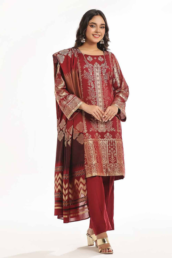 Gul Ahmed | Special Jacquard Collection | CLF-42022 B - Hoorain Designer Wear - Pakistani Designer Clothes for women, in United Kingdom, United states, CA and Australia