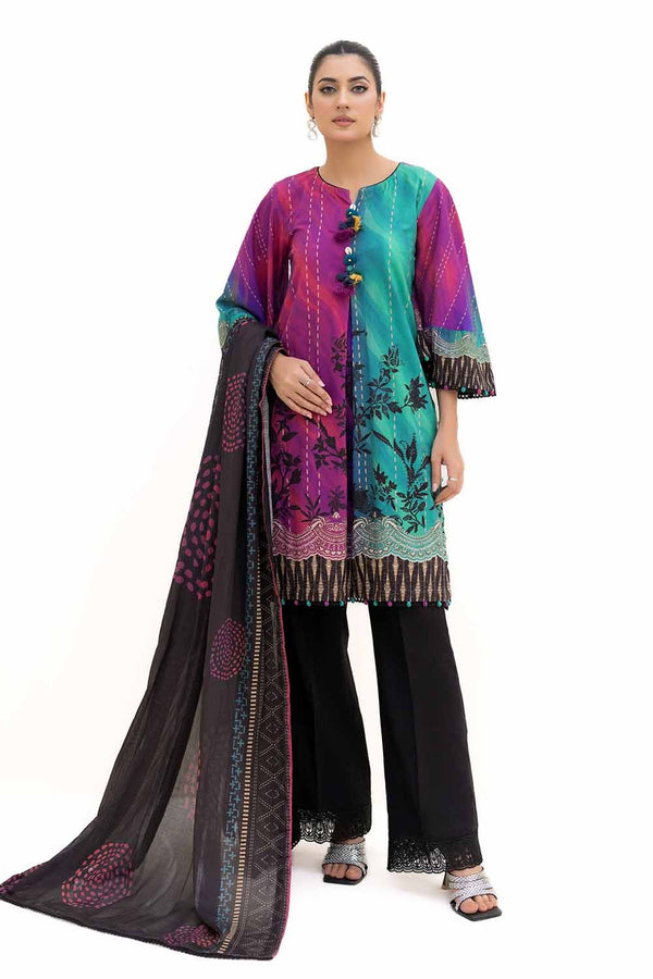 Gul Ahmed | Winter Collection 24 | Cotton Net Dupatta CN-42003