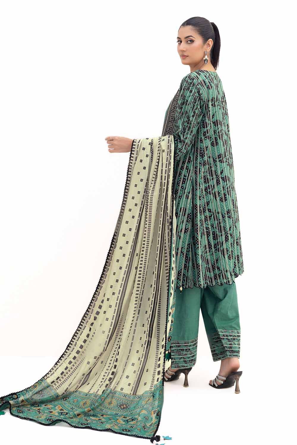 Gul Ahmed | Winter Collection 24 | Cotton Net Dupatta CN-42004