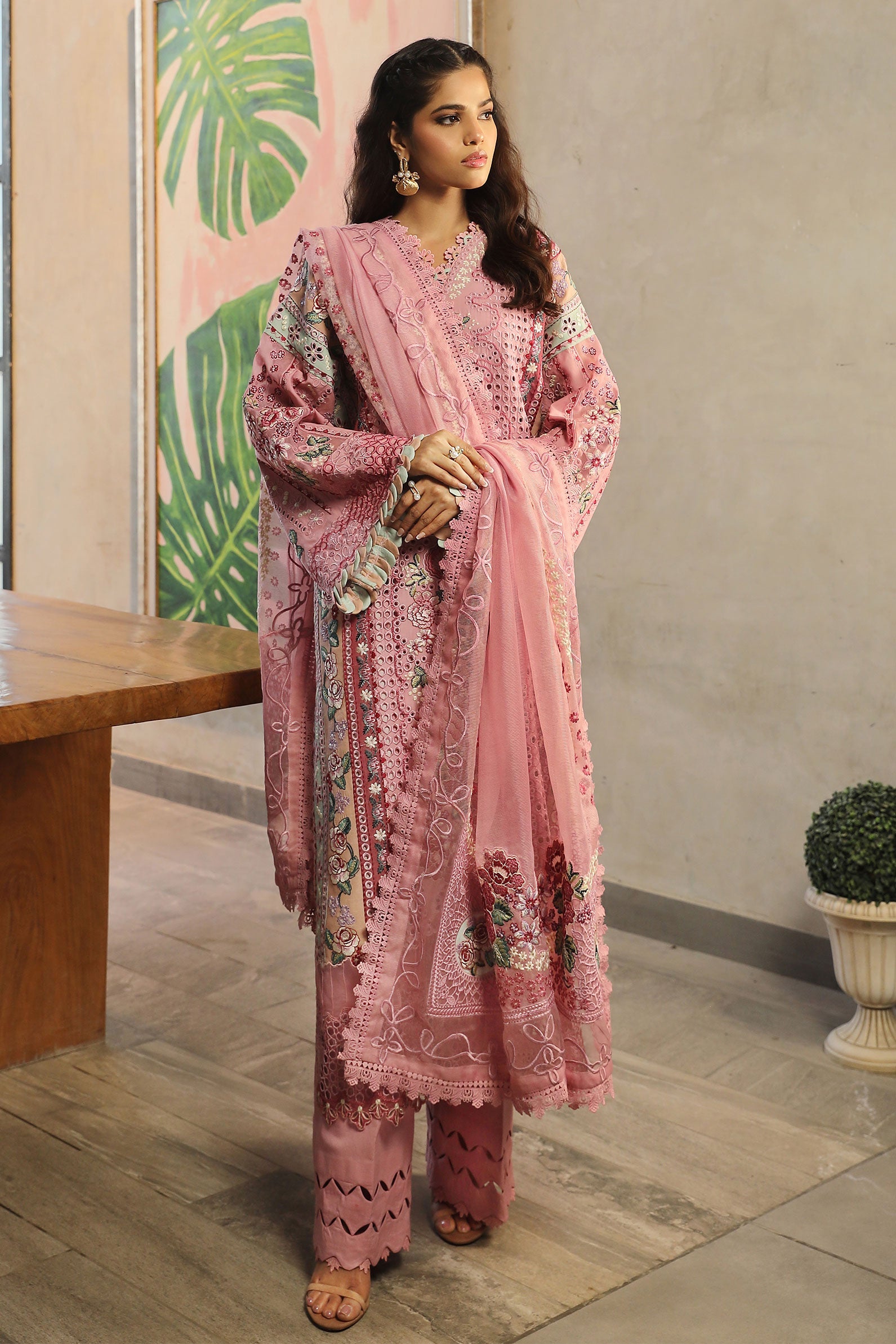 Maryam Hussain | Luxury Lawn 24 | CORAL - Pakistani Clothes for women, in United Kingdom and United States