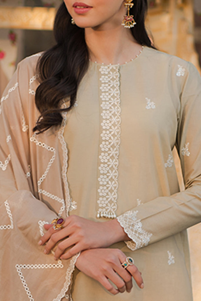 Cross Stitch | Eid Lawn 24 | PALE GREEN - Hoorain Designer Wear - Pakistani Ladies Branded Stitched Clothes in United Kingdom, United states, CA and Australia