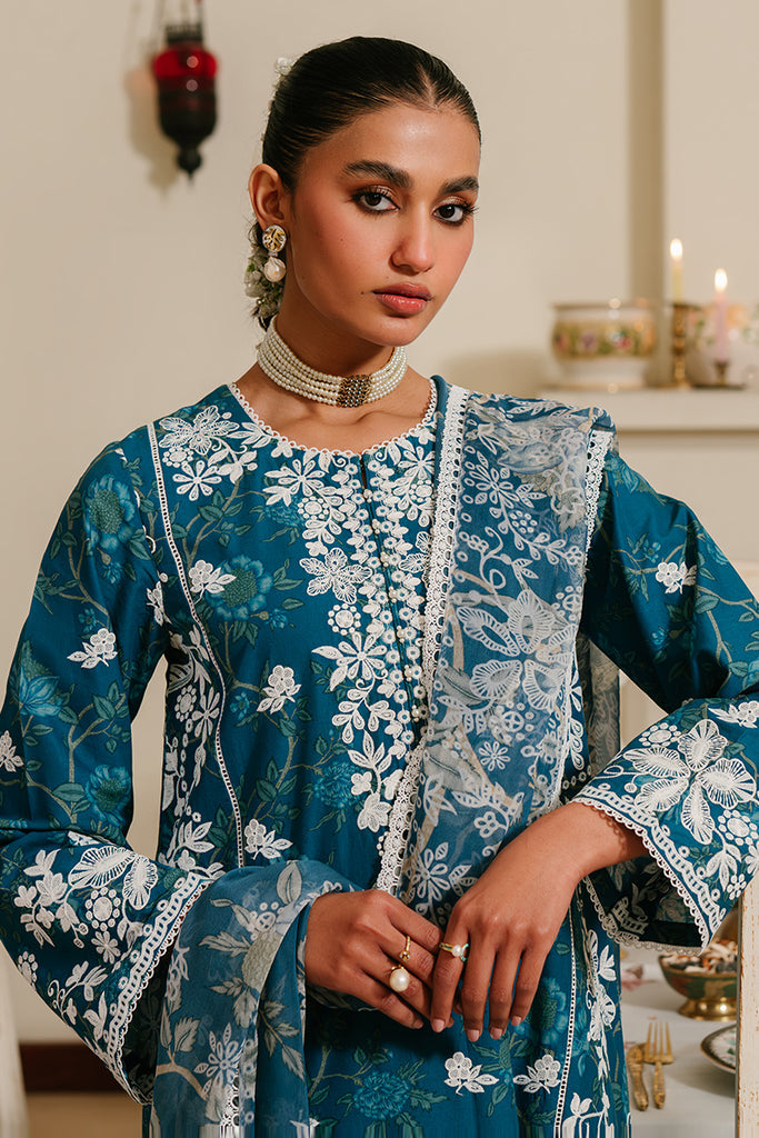 Cross Stitch | Eid Lawn 24 | ICE BLOOM - Hoorain Designer Wear - Pakistani Designer Clothes for women, in United Kingdom, United states, CA and Australia