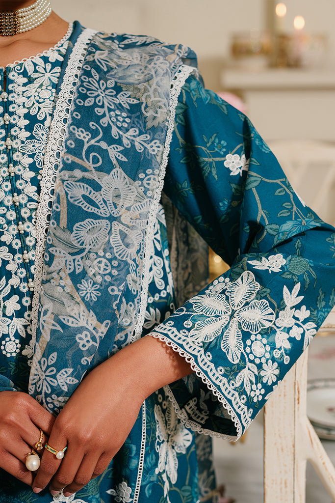 Cross Stitch | Eid Lawn 24 | ICE BLOOM - Hoorain Designer Wear - Pakistani Ladies Branded Stitched Clothes in United Kingdom, United states, CA and Australia