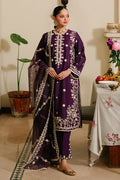 Cross Stitch | Eid Lawn 24 | PLUM GRAIN - Pakistani Clothes for women, in United Kingdom and United States