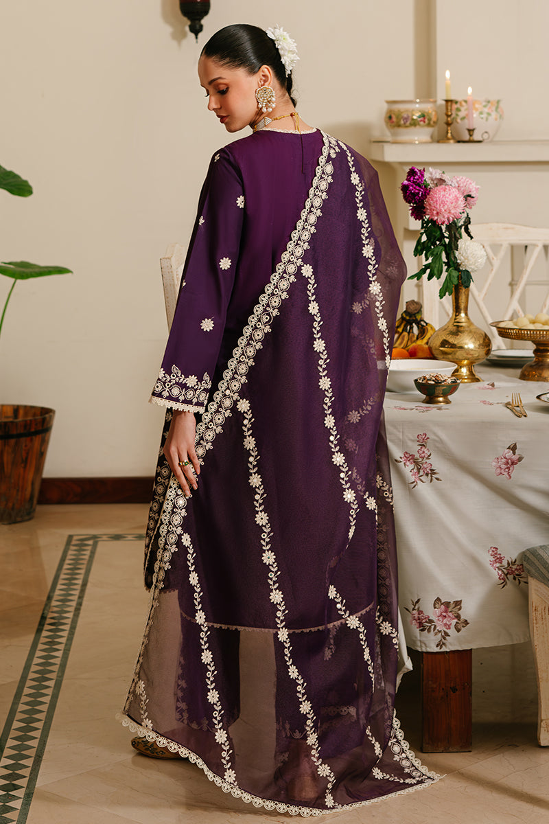 Cross Stitch | Eid Lawn 24 | PLUM GRAIN - Pakistani Clothes for women, in United Kingdom and United States