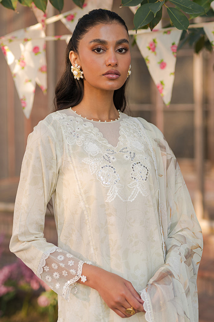 Cross Stitch | Eid Lawn 24 | WHISPERING WHITE - Pakistani Clothes for women, in United Kingdom and United States