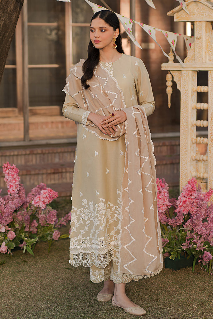 Cross Stitch | Eid Lawn 24 | PALE GREEN - Hoorain Designer Wear - Pakistani Ladies Branded Stitched Clothes in United Kingdom, United states, CA and Australia